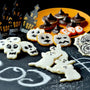 Gluten free halloween cookies made with gfJules gluten free cut out sugar cookie mix