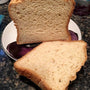 Close up of Gluten free sandwich bread made with gfJules gluten free bread mix