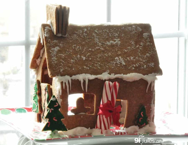 Glutenfree, dairyfree, Vegan, nutfree Gingerbread House Kit (SHIP