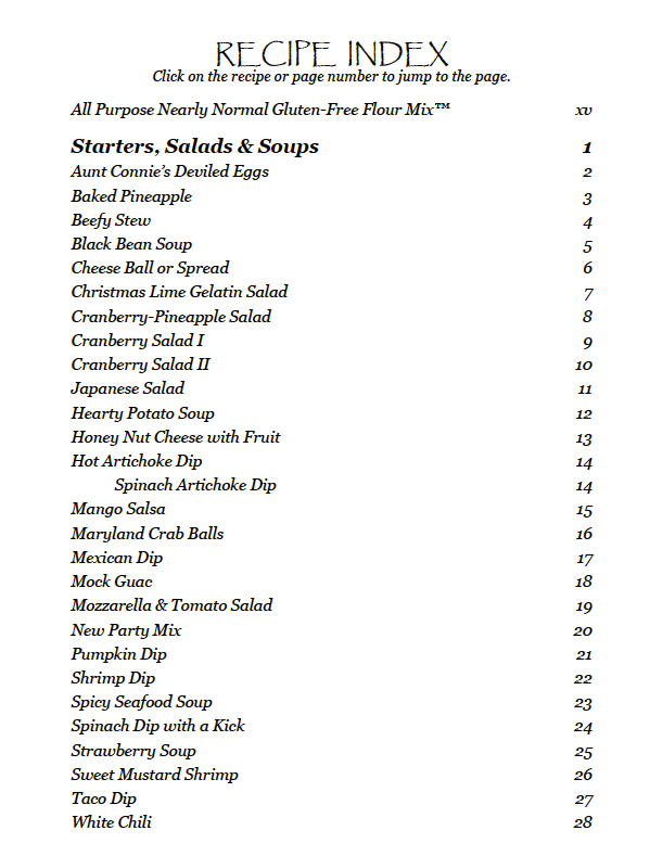 Nearly Normal Cooking for Gluten Free Eating cookbook (paperback)