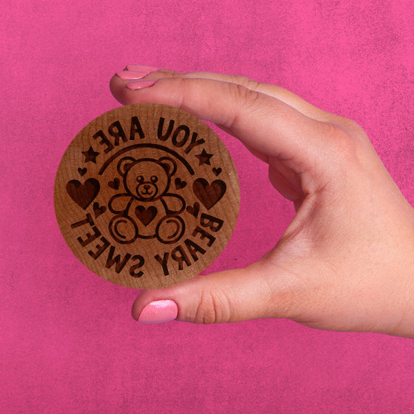 Valentines Day Cookie Stamp - Bear