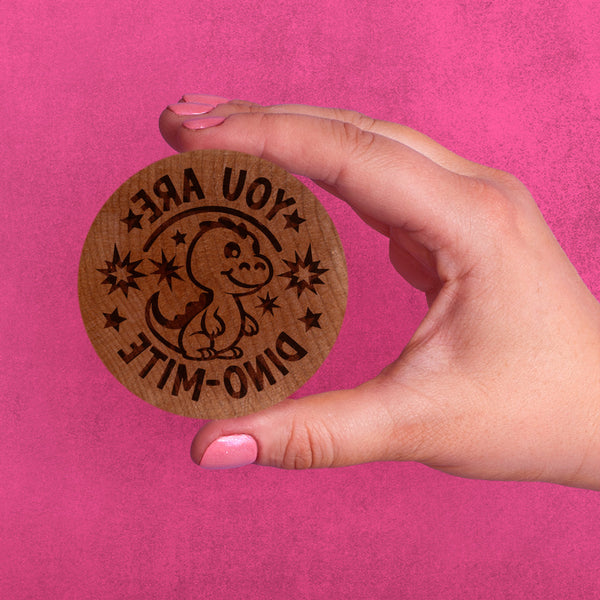 Valentines Day Cookie Stamp - Dino