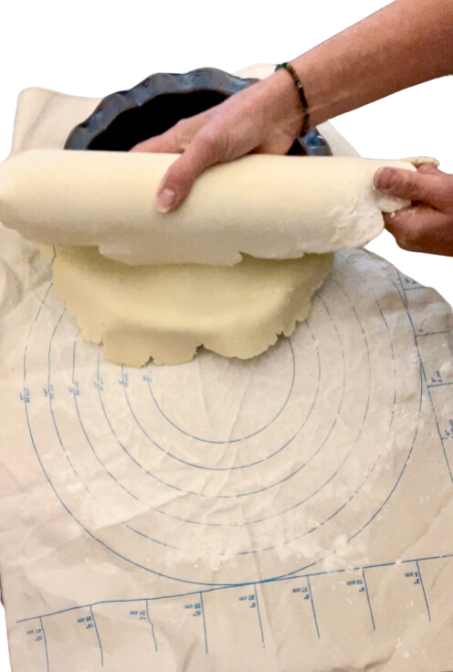 Pastry and Pie Mat 20 x 25 Inch + Rolling Pin cover, Cotton