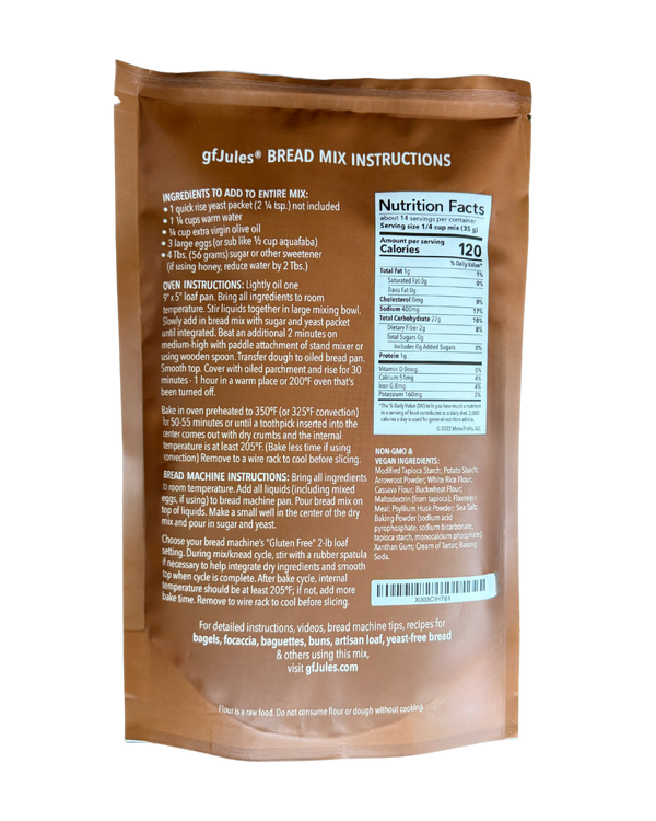 gfJules Gluten Free Bread Mix