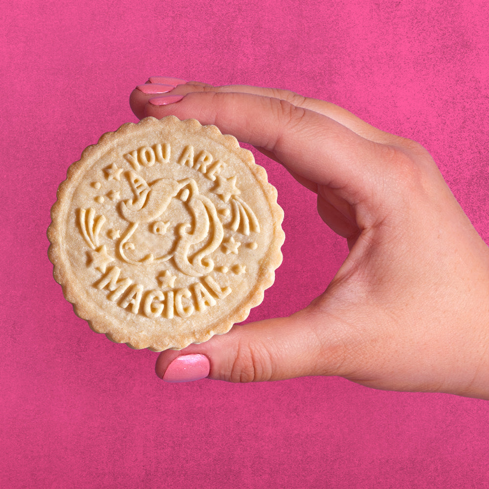 Valentines Day Cookie Stamp - Unicorn