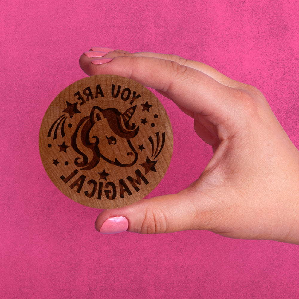 Valentines Day Cookie Stamp - Unicorn