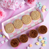 Valentines Day Cookie Stamp - Happy V-Day Circle