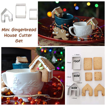 Mini Gingerbread House Cutters