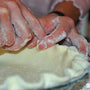 Homemade gluten free pie crust made with gfJules all purpose gluten free flour
