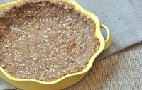 Gluten free graham cracker pie crust made with gfJules gluten free graham cracker - gingerbread mix