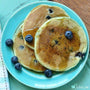 Gluten free pancakes made using gfJules gluten free pancake mix