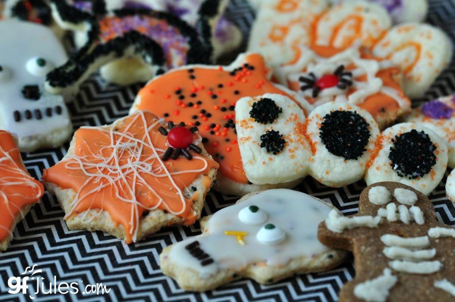 gfJules gluten free cut out sugar cookie mix used to make gluten free halloween cookies