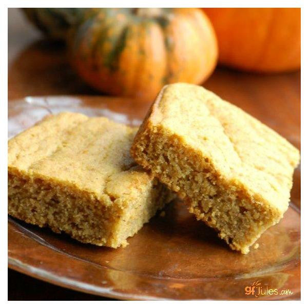 Hearty slices of gluten free cornbread made from gfJules gluten free cornbread mix