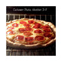 Gluten free pepperoni pizza made with gfJules gluten free pizza crust mix