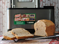 Gluten free bread loaf made in a bread machine with gfJules gluten free bread mix