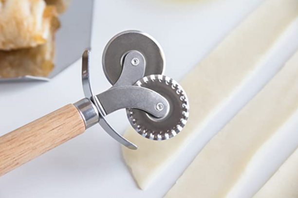 Pastry Wheel Cutter, Fluted Pastry Wheel, Ravioli Crimper Cutter