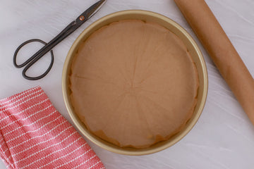 Unbleached 8 inch Parchment Rounds Exact Fit 8