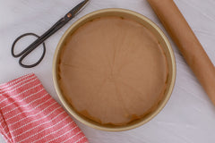 Unbleached 8 inch Parchment Rounds Exact Fit 8" Cake or Pie Pans